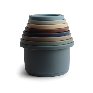 Mushie - Stapeltoren cups - 2 varianten