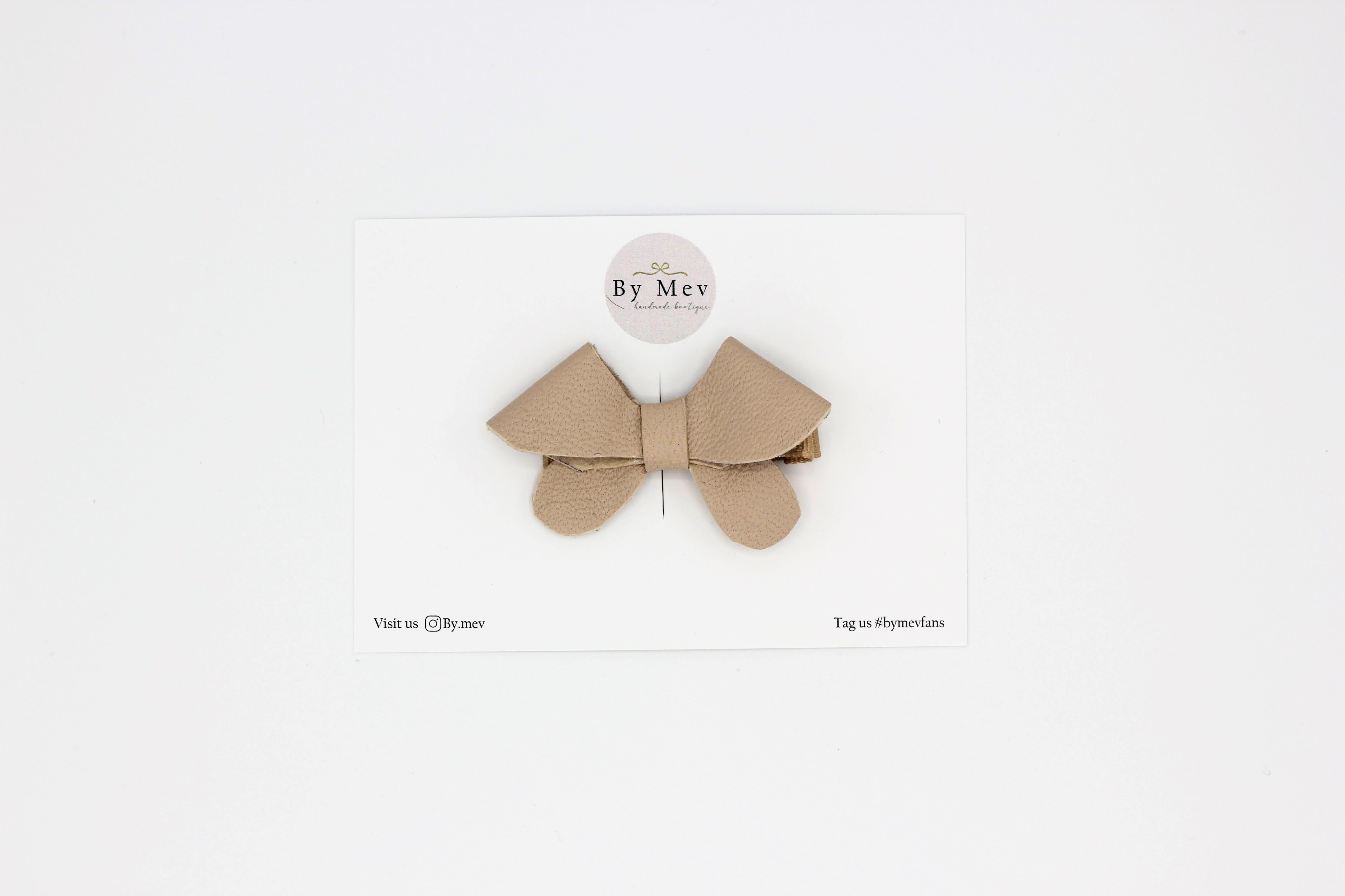 Leren haarklip - Kate - 3 kleuren