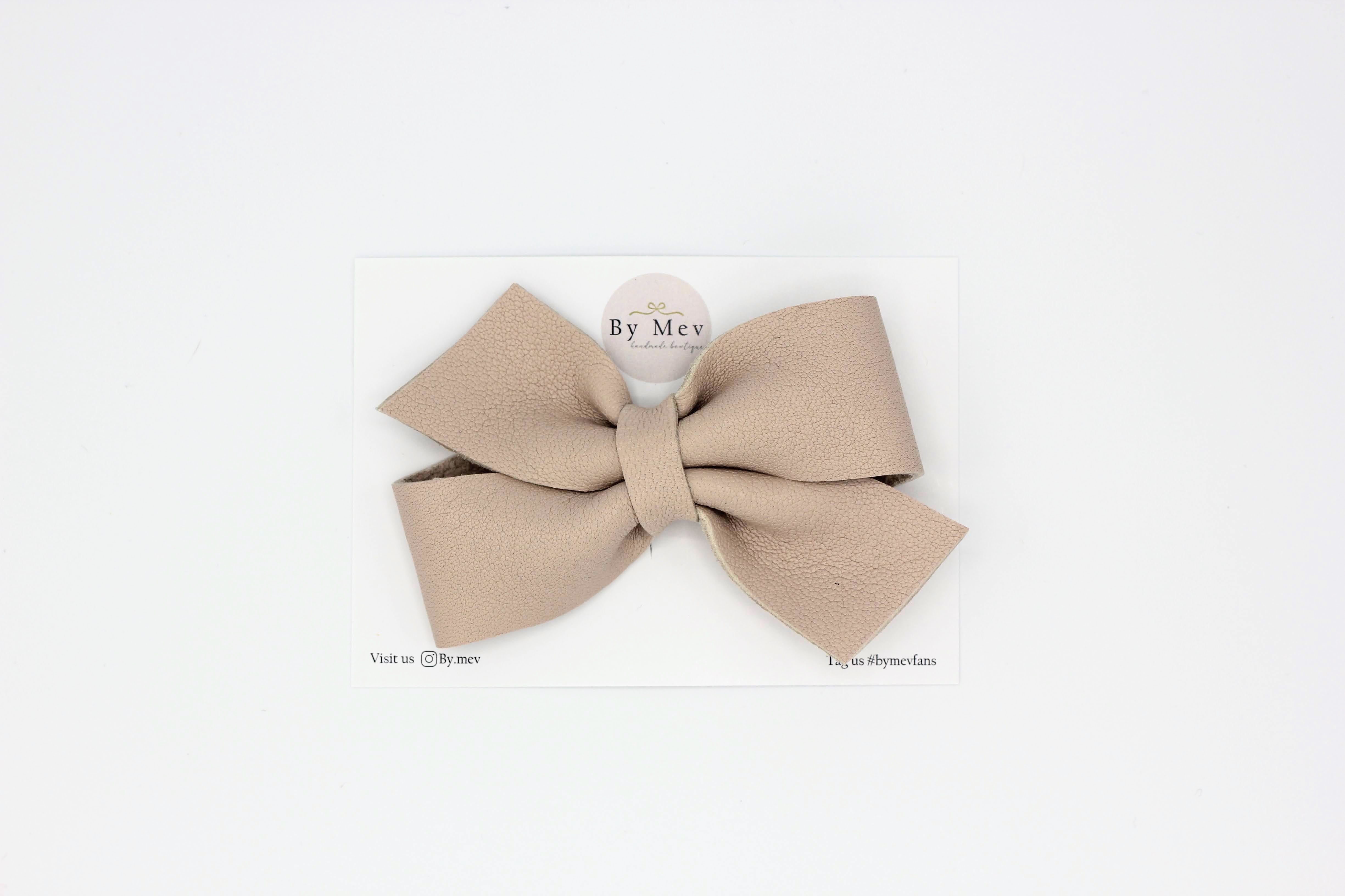 Leren haarklip - Loua - 3 kleuren