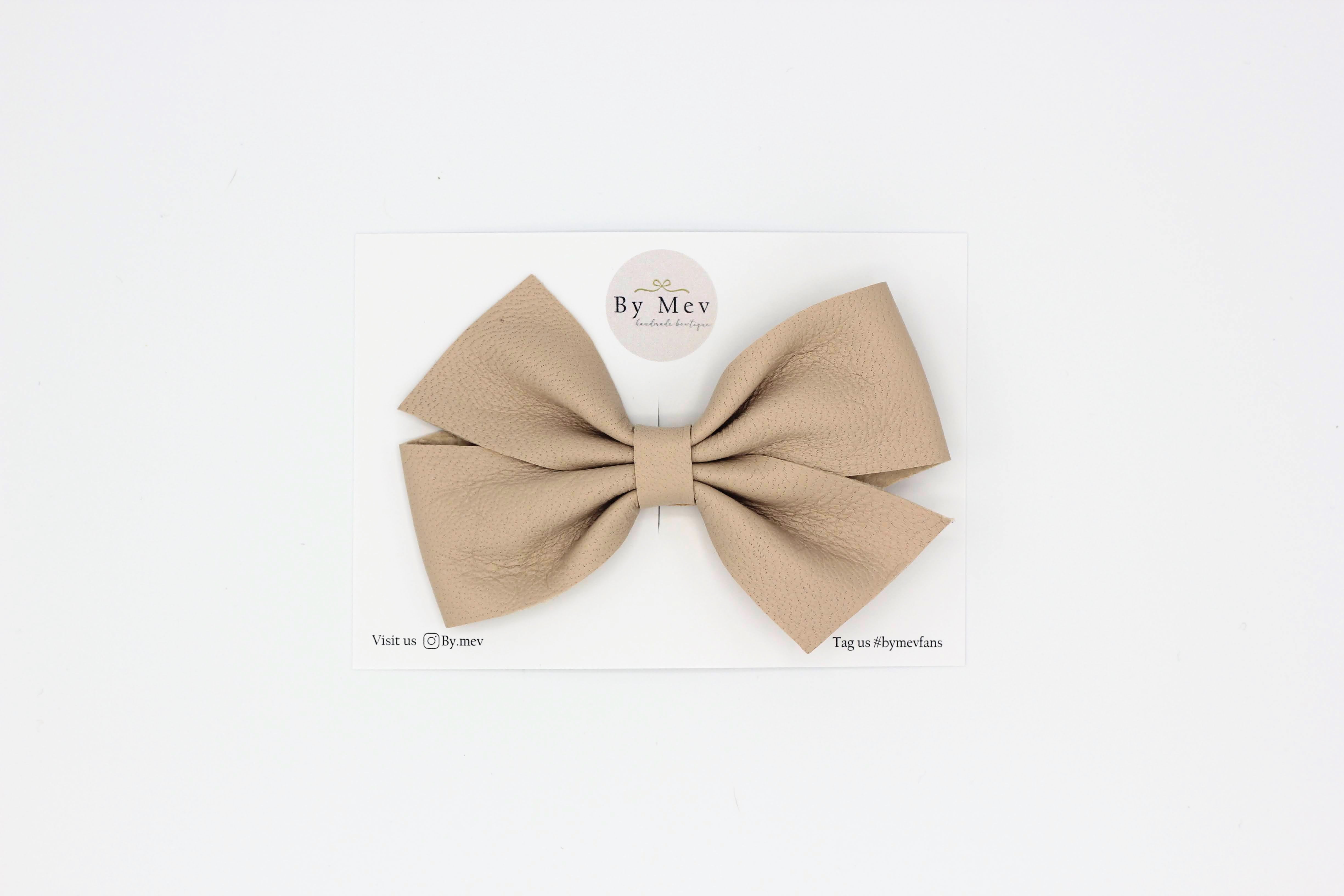 Leren haarklip - Loua - 3 kleuren