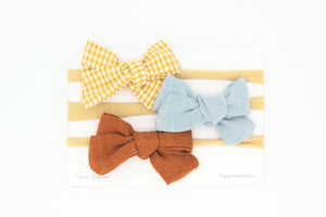 Newborn headwrap - Little Valerie - 3 kleuren