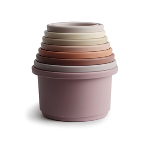 Mushie - Stapeltoren cups - 2 varianten