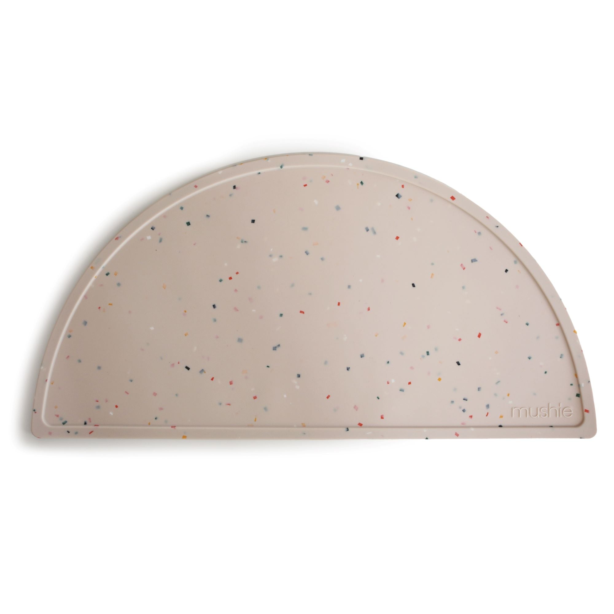 Mushie - Siliconen Placemat - Vanille Confetti