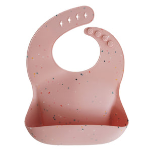 Mushie - Siliconen Slab - Roze Confetti