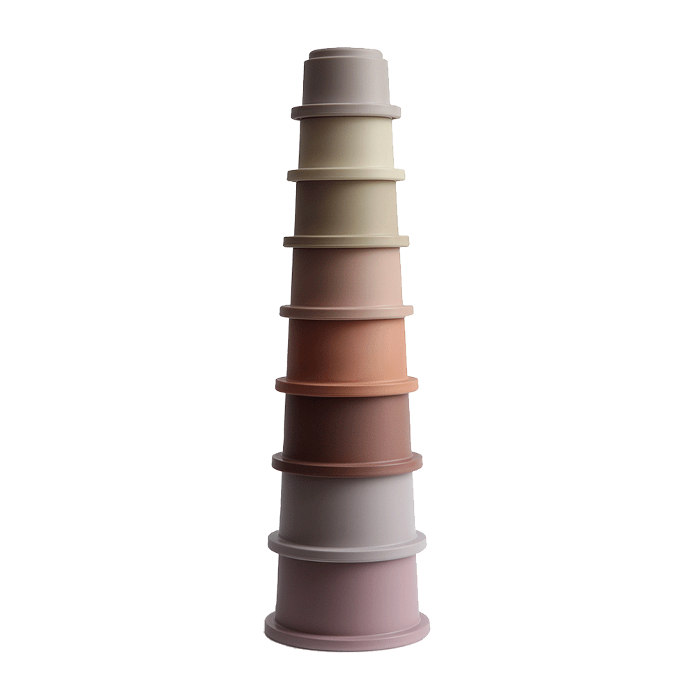 Mushie - Stapeltoren cups - 2 varianten