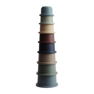 Mushie - Stapeltoren cups - 2 varianten