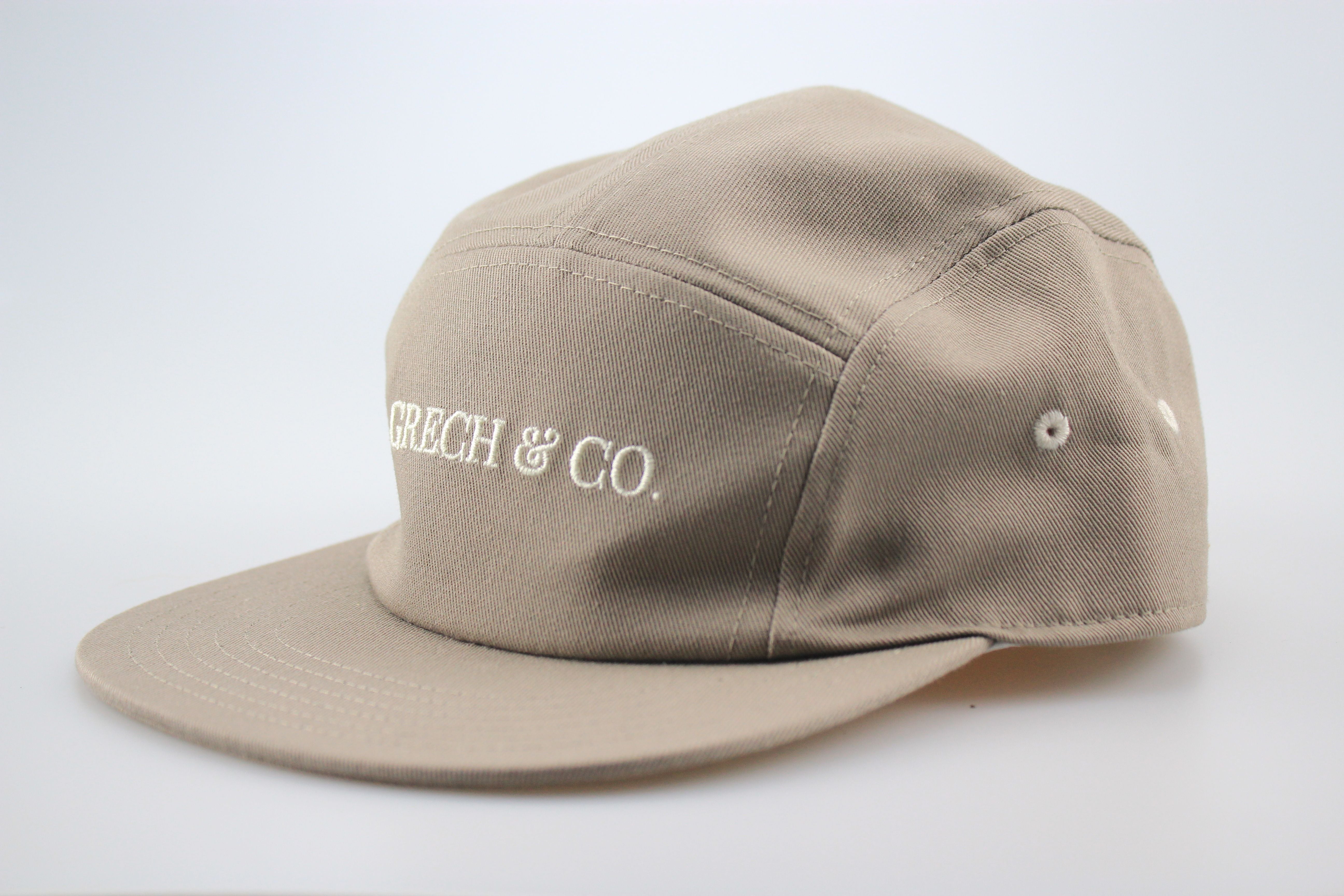 Capsie - 5 panel hat - Stone
