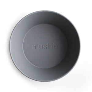 Mushie - Ronde bowl - Smoke (2 stuks)