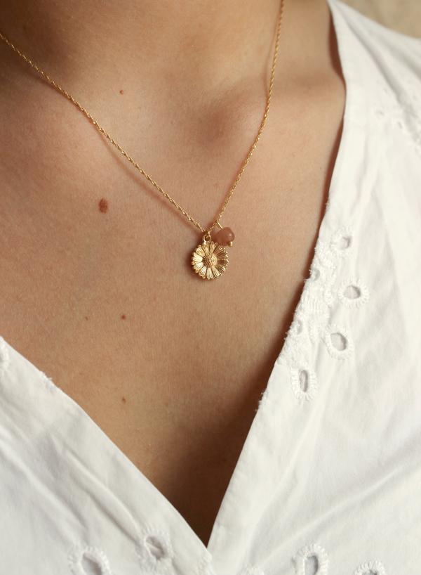 Gold plated ketting - Daisy