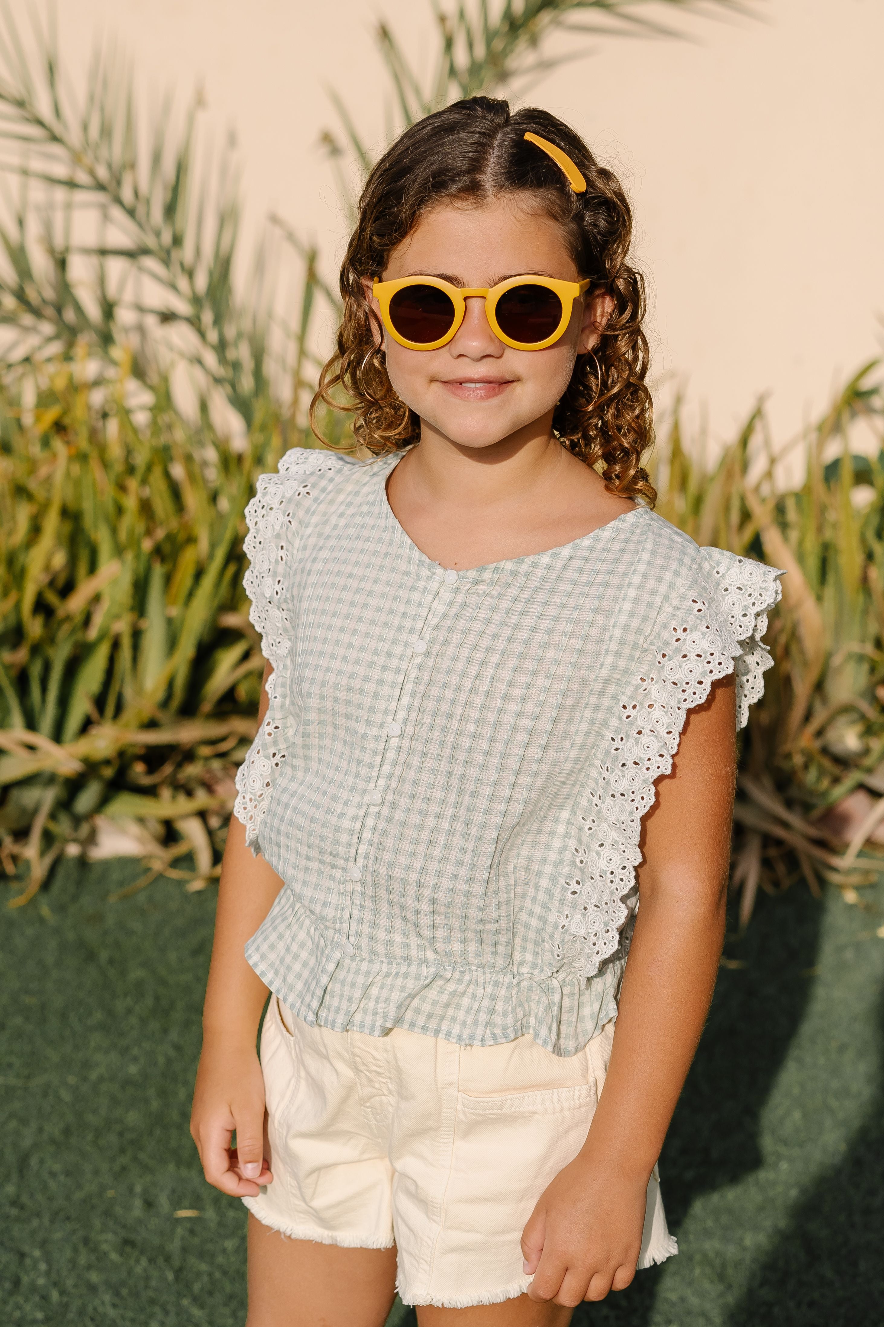 Grech&Co - Zonnebril - Gold - Kids