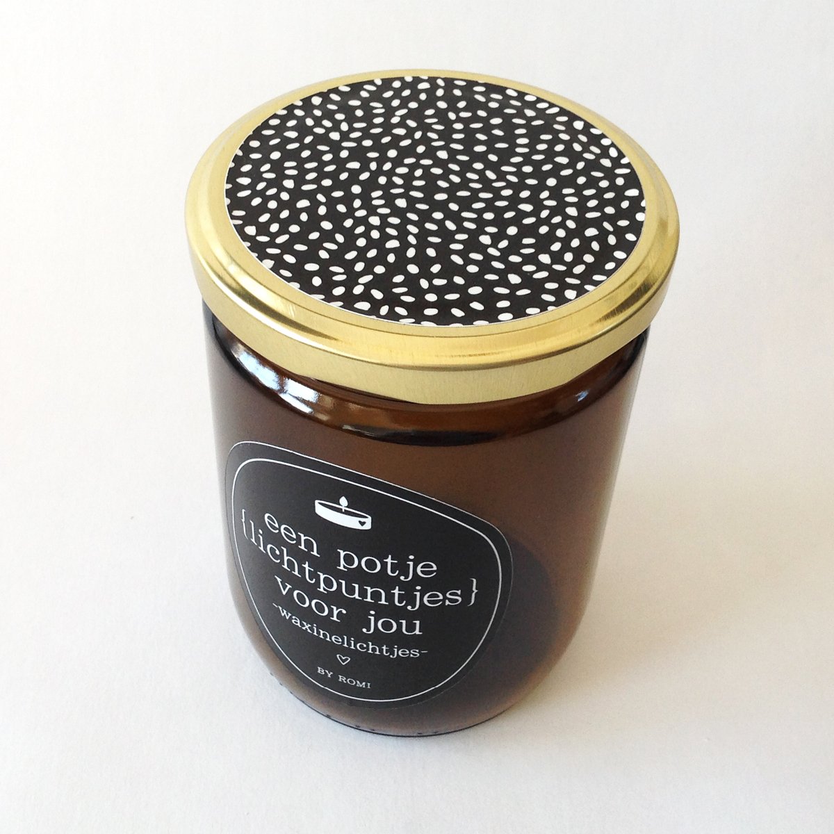 Een potje lichtpuntjes voor jou - Waxinelichtjes