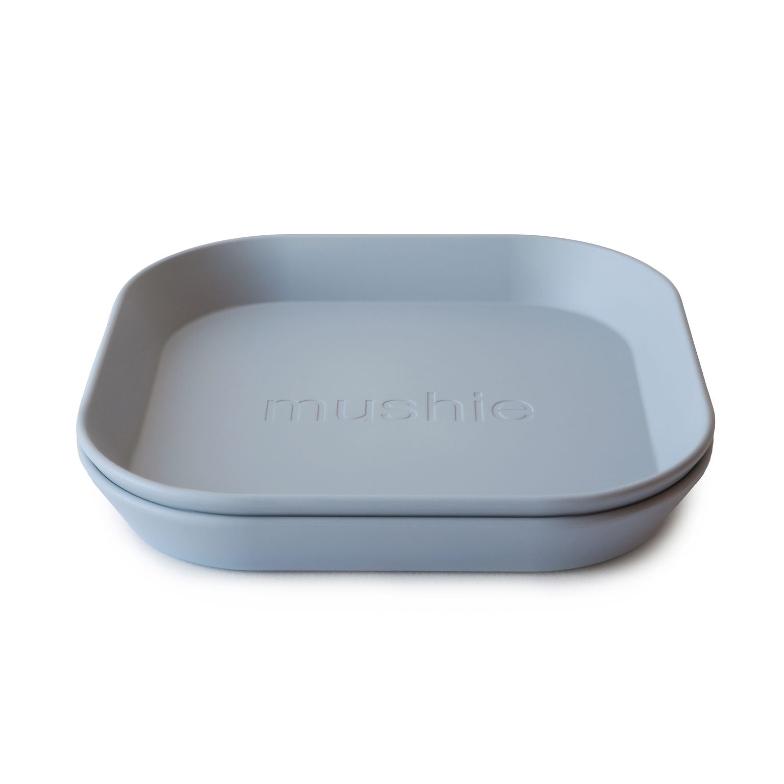 Mushie - Vierkant bord - Cloud (2 stuks)